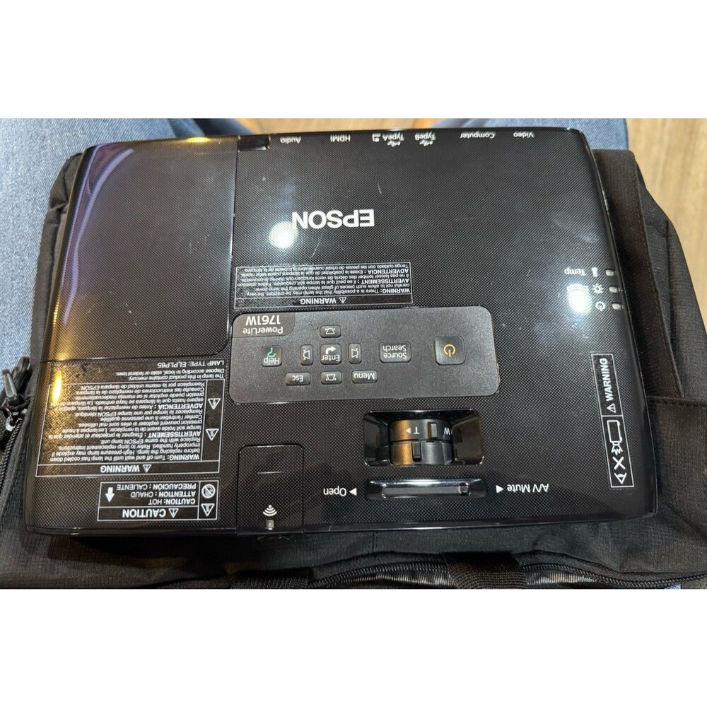 Epson PowerLite 1761W, WXGA, Wireless, Ultra Lightweight 3LCD Projector